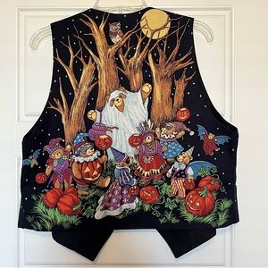 Vintage - 80’s/90’s Halloween Bears Handmade Vest